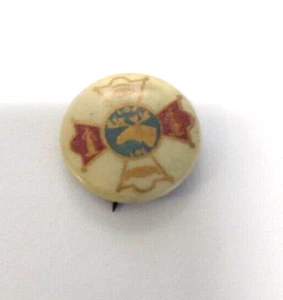 IOF LBC Independent Order of Foresters Vintage Pin Pinback Button - Picture 1 of 2