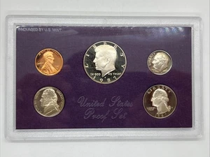 5-Coin 1987-S US MINT PROOF SET! A Great Birth Year Gift! - Picture 1 of 2