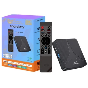 New Android 14 TV Box 2G+16GB Quad Core HD 8K 3D HDMI WIFI 5G Media Player 2025 - Picture 1 of 19