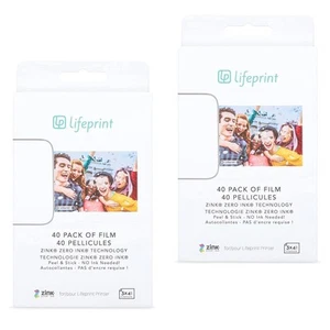 3x4 Premium Zink Instant Print Photo Paper (80 Pack) Compatible with 3x4 Prin... - Picture 1 of 4