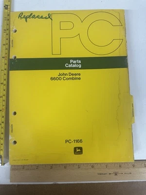 Catálogo de peças combinadas John Deere 6600 PC-1166 - Imagem 1 de 4