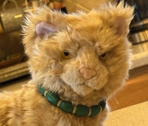 Harry Potter Mrs. Norris GUND Cat Plush Stuffed Animal Toy Wizard Kitty 10” VTG - Picture 1 of 19