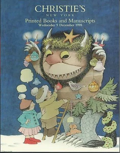 CHRISTIE’S BOOKS MANUSCRIPTS Redoute Adams Lincoln Sendak Auction Catalog 1998 - Imagen 1 de 1