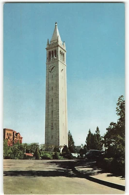 Postal de colección The Campanile, Universidad de California, Berkeley CG3. Foto 1 de 2