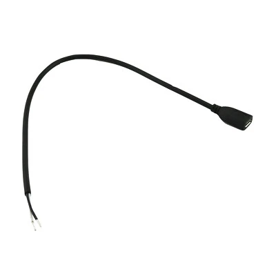 10x Micro USB 5 Pin Female to 2 Pin 2 Wire Charge Cable Cord Connectors DIY 1ft - Image 1 of 4