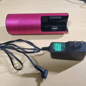 SONY RDP-NWT19 Vivid Pink Portable Dock Speaker AC Adapter For Walkman WN-Port - Picture 1 of 3