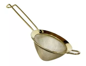 Beaumont Fine Mesh Strainer | Gold Plated Stainless Steel (3894) - Picture 1 of 6