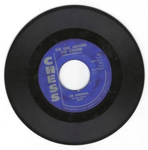 LEE ANDREWS Tear Drops/The Girl Around The Corner VINYL 45 RPM BX2-5 - Picture 1 of 2