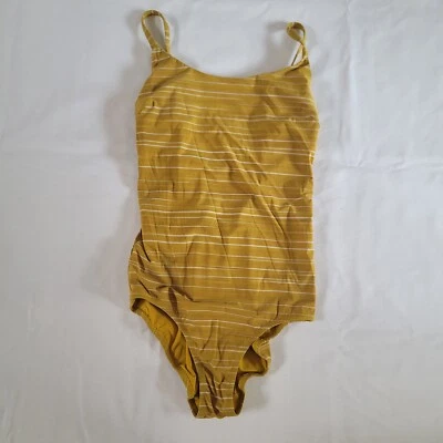 Lululemon 海贼王泳装黄色条纹 6 码(无垫) — 第 1/4 张图片