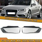 1Pair Headlight Lens Cover Transparent Shell Lampshade For Audi A4L 2013-2015