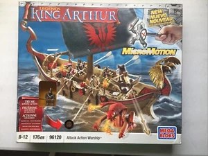 Mega Bloks Legends King Arthur Attack Action Warship 96120 - Picture 1 of 11