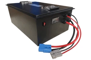 LiFePO4 Batterie 72V 50Ah 100A Batterie Lithium Fer-Phosphate pour Camping Bateau - Photo 1/4