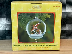 Breyer Weihnachtsmann Pferd Glaskugel Ornament Hut ab vor den Feiertagen #700405 Neu im Karton - Bild 1 von 11