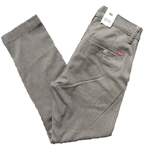 NWT 30x30 Men's Levi's XX Chino Performance Warm Brown Plaid Check Pants NEW - Picture 1 of 13