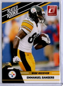 2010 Donruss Fußball bewertet Rookies #36 Emmanuel Sanders ROOKIE STEELERS - Bild 1 von 1