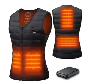 Womens Water-Resistant Heated Gilet with 10000mah Power Bank - XL (HC08) - Picture 1 of 3