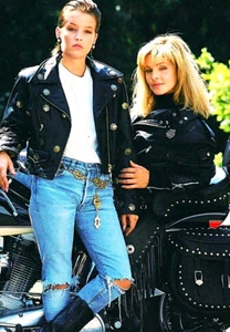 Calamita fotografica LISA MARIE PRESLEY E MAMMA PRISCILLA PRESLEY @ 3"x5" - Foto 1 di 1