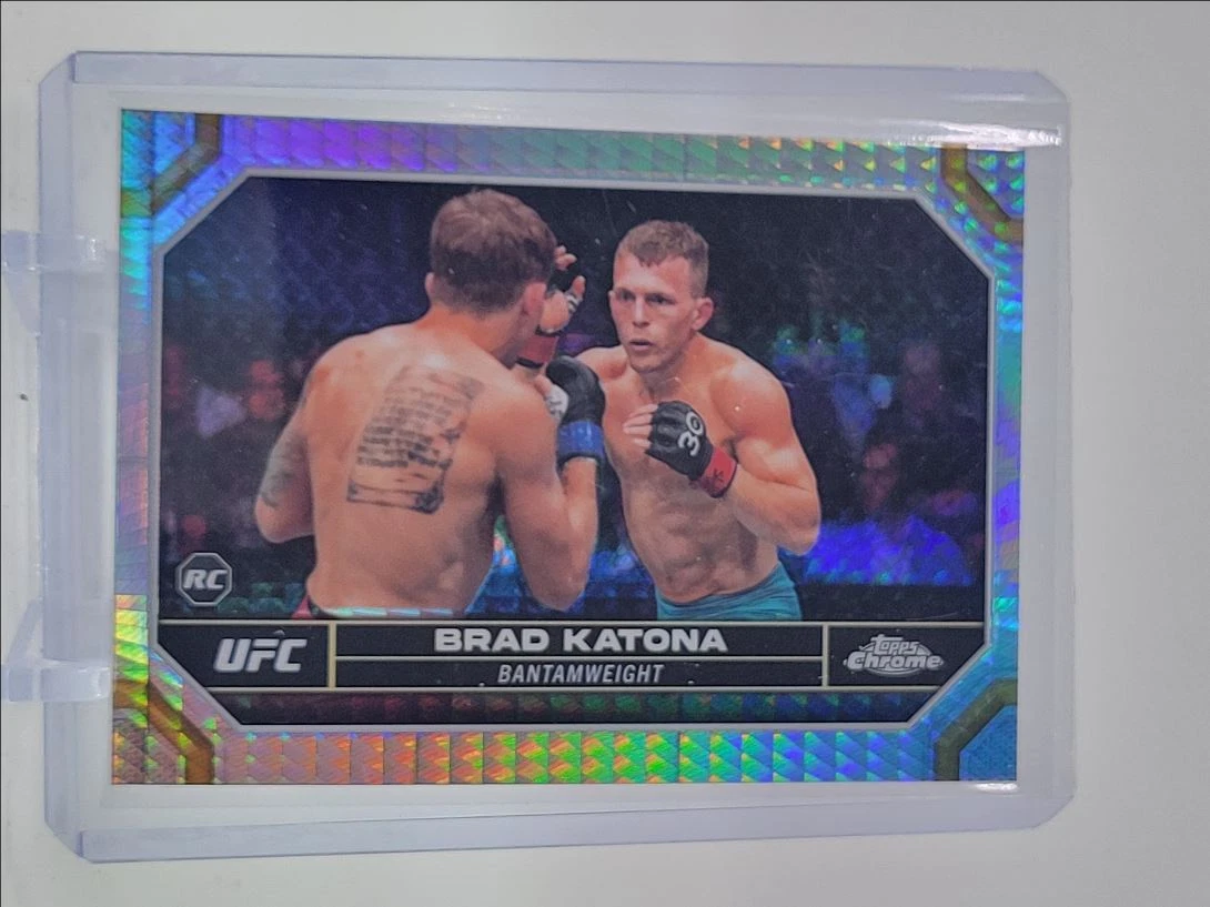 BRAD KATONA 2024 TOPPS CHROME UFC PRISM REFRACTOR ROOKIE RC Q0094