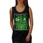 Genious Smart Geek Womens Tank Top, Chemistry Athletic Sports Shirt
