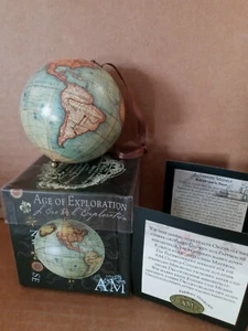 Authentic Models World Globe Ornament Age of Exploration - Bild 1 von 4