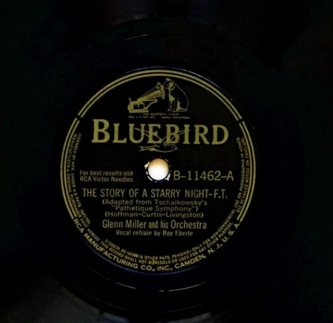 GLENN MILLER AND HIS ORCHESTRA – THE STORY OF A STARRY NIGHT / SKYLA 78 RPM 1046 - Image 1 of 3