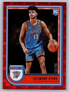 Ousmane Dieng 2022 NBA Hoops #241 Rookie Red Hyper /99 - Picture 1 of 2