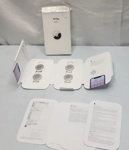 Apple AirTag 4 pièces *légèrement utilisé - Photo 1 sur 6