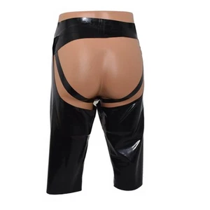 Latex Chaps und Jocks mit Druckknöpfen 2Teilig (M) - Bild 1 von 6