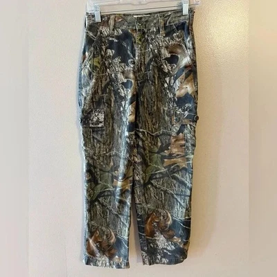 Pantalones Camuflados Roble Mossy Juvenil Explorador Carga Caza Medianos Otoño Exterior Madera Foto 1 de 4
