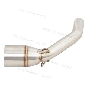 51mm For Honda GROM125 MSX125 2021-2025 Connect Tube Exhaust Muffler Mid Pipe - Picture 1 of 7