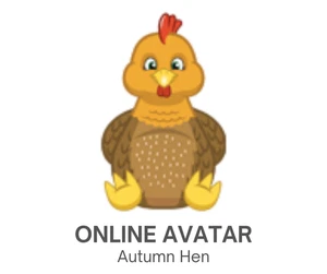 Webkinz Classic Autumn Hen NEW Virtual Adoption Pet Code Only - Picture 1 of 2