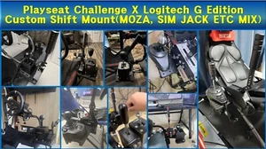 Playseat Challenge X Logitech G Edition Custom Mount(MOZA, SIMAGIC ETC Mix) - Picture 1 of 22