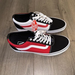 Nuove scarpe da skate basse Vans Ward Yacht Club uomo 11,5 rosso bianco blu VN0A5HTSY52 - Foto 1 di 16
