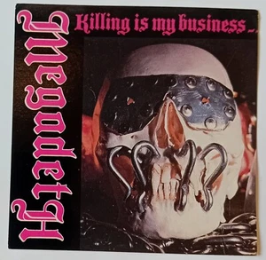 Megadeth - Killing Is My Business - 1980's Vintage Sticker - Picture 1 of 2