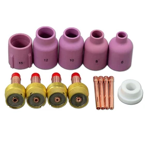 WIG großer Durchmesser Gas Linse Spanne Kit für WP 17 18 26 WIG Schweißbrenner 14 Stck. - Bild 1 von 6