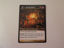 World of Warcraft: Drums "REVIVAL STONE" #104/268 Ability Trading Card