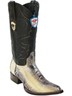 Bottes Los Altos 3X Toe Ostrich Leg Santiague Homme Cuir Rouge - Large