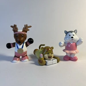 Ganz Webkinz Konvolut 3 PVC Figuren Läufer Elch Leopard Ballerina Husky lose - Bild 1 von 6