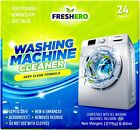 Washing Machine Cleaner Tablets 24 Pack Descaler & Deep Cleaning Solution... 