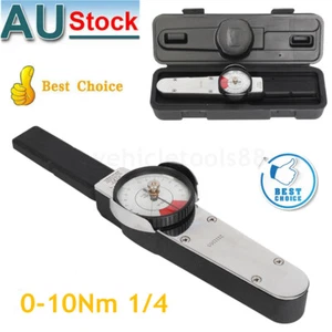 Heavy Duty Dial Torque Wrench 0-10Nm 1/4" High Accurate for Industrial Markets - Picture 1 of 11
