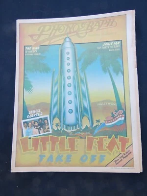 Phonograph Record Magazine Rock Music Dec. 1975 Little Feat Patti Smith Roy Wood - Image 1 of 4