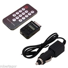TRASMETTITORE MODULATORE FM RADIO WIRELESS RICEVITORE LCD IPHONE 3G 4 IPAD AUTO