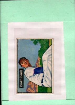 1951 Bowman #69 Johnny Schmitz G Good Cubs ID:48948 - Image 1 of 2