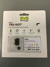 Meprolight Ml11766 Tru-dot Green Fixed Night Sight Set S&w M&p Full Compact Sub