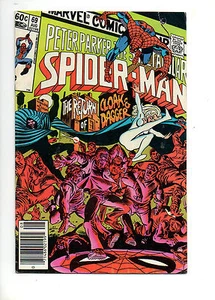 Spectacular Spider-Man #69 2ND APP CLOAK & DAGGER! VF- 7.5 1982 White Pages 64 - Imagen 1 de 2