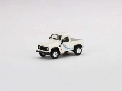Land Rover Defender 90 Pickup White 1:64 Scale - True Scale Miniatures MGT00338~ - Image 1 of 3