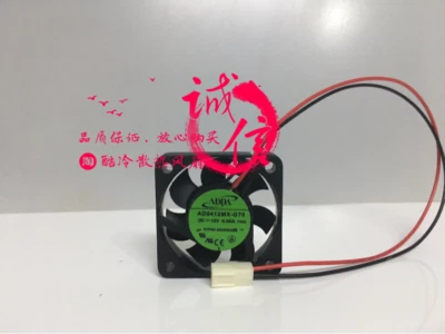 Original ADDA AD0412MX-G70 YGKS 2 wires DAHUA DVR cooling fan 12V 0.08A  - Image 1 of 3