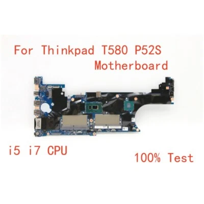 New For Thinkpad T580 P52S motherboard AMT i5 i7 CPU 01YR280 01YR300 100% test - Image 1 of 3