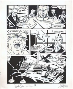 1990 BUCK ROGERS TSR NOVELA GRÁFICA arte original PG 43 firmado por CIROCCO y Austen - Imagen 1 de 1