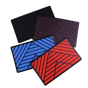 Car Mat Foot Heel Scuff Plate Non-slip Carpet Patch Auto Cover Anti-skid Pad - Picture 1 of 30